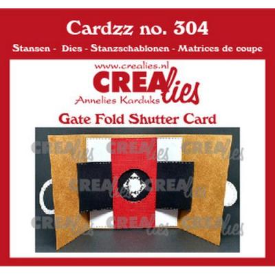 Crealies Cardzz Stanzschablonen - Nr. 304 Gate Fold Shutter Card
